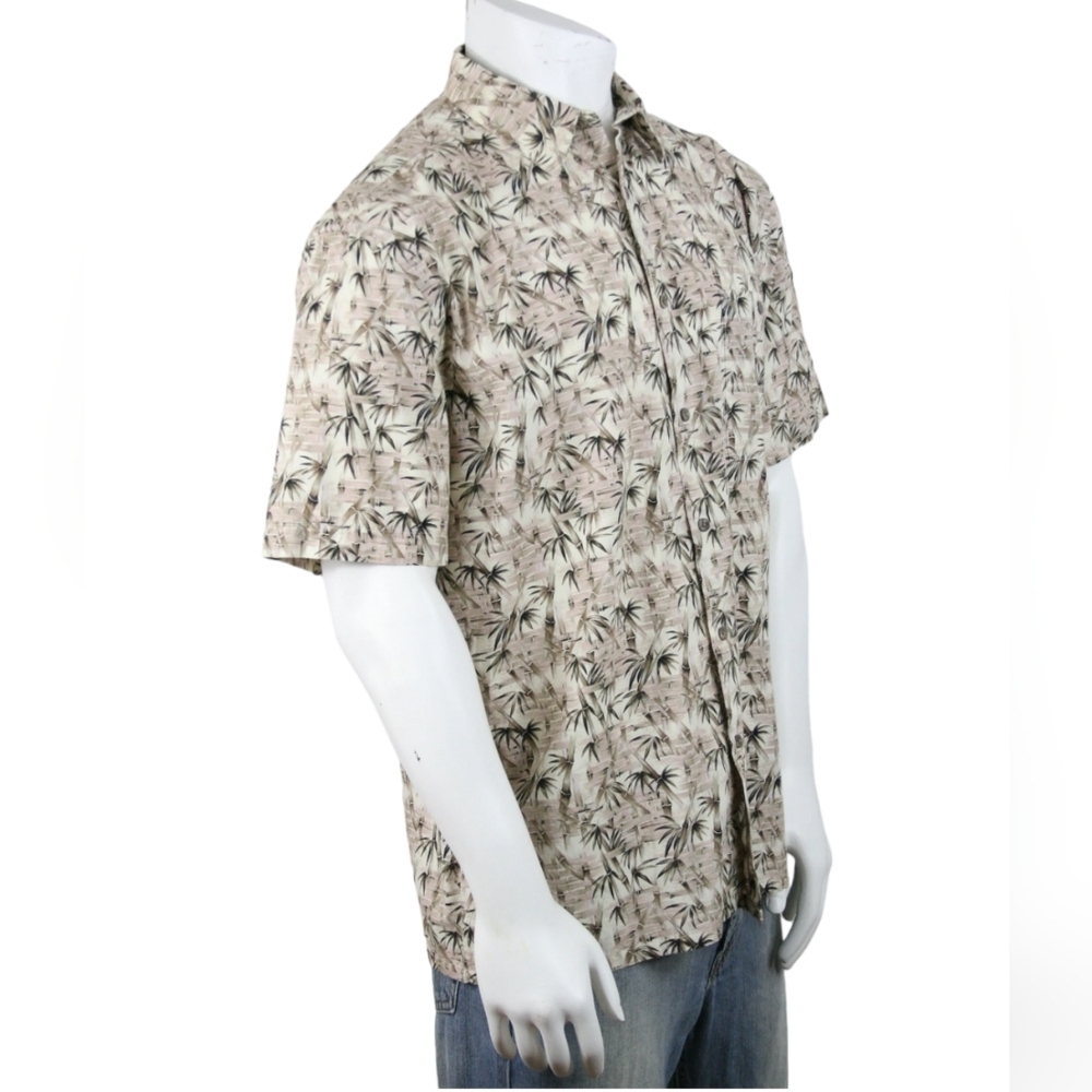 Island Shores Short Sleeve Bamboo Hawaiian Shirt Men Size Xxlarge